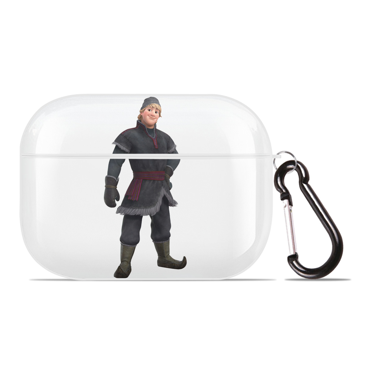 （画像用） アナと雪の女王 アンナ エルサ Frozen Anna Elsa 【AirPods Pro用】ハードシェル保護ケース 耐衝撃・防指紋・カラビナ付き商品仕様