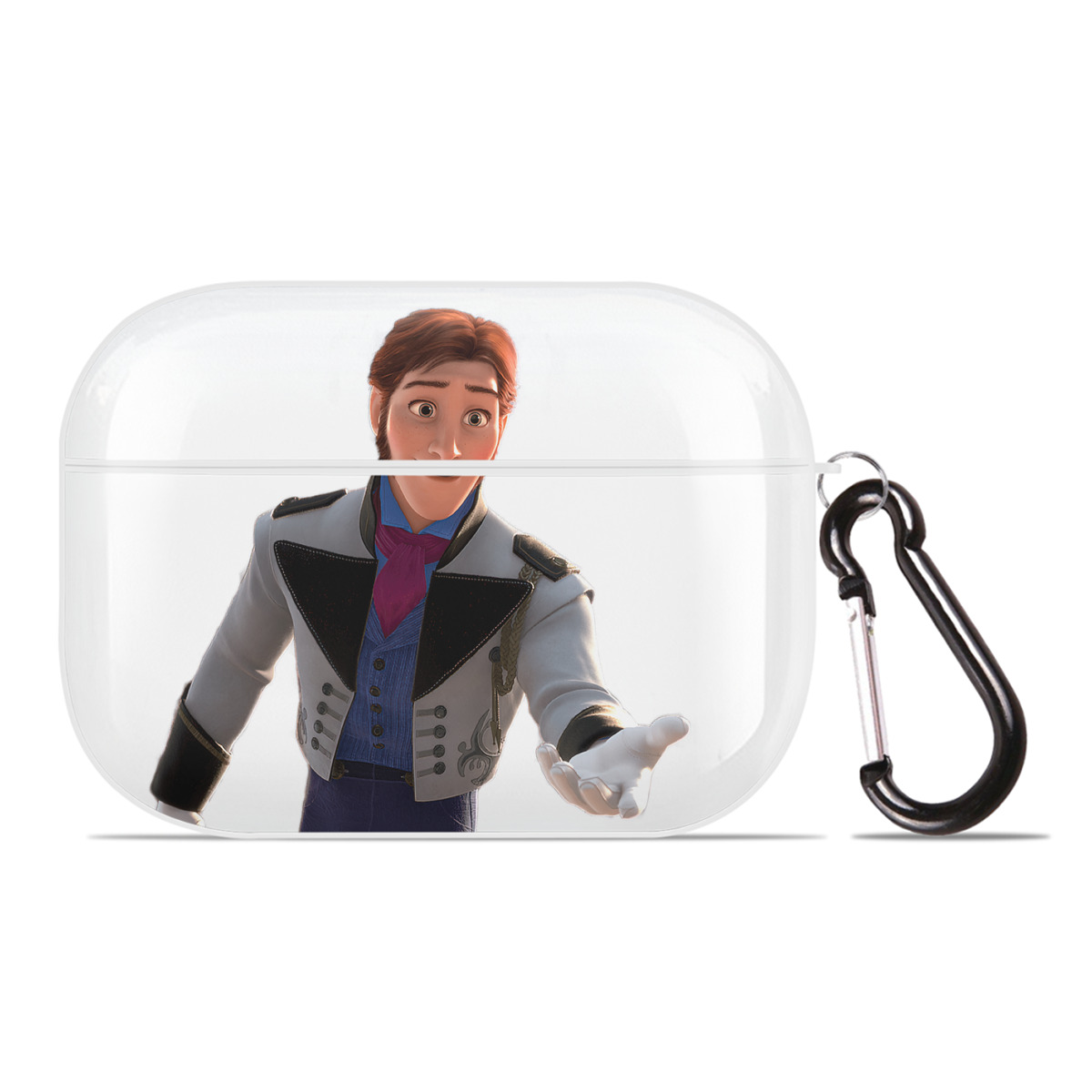（画像用） アナと雪の女王 アンナ エルサ Frozen Anna Elsa 【AirPods Pro用】ハードシェル保護ケース 耐衝撃・防指紋・カラビナ付き商品仕様