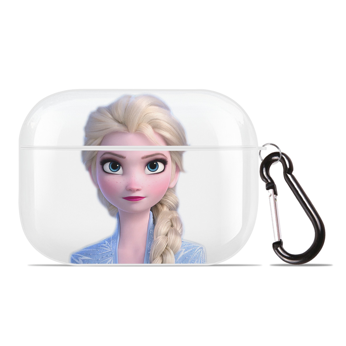（画像用） アナと雪の女王 アンナ エルサ Frozen Anna Elsa 【AirPods Pro用】ハードシェル保護ケース 耐衝撃・防指紋・カラビナ付き商品仕様