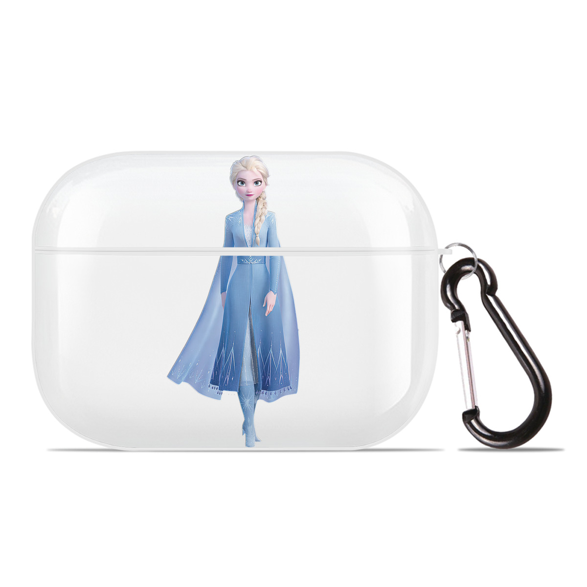 （画像用） アナと雪の女王 アンナ エルサ Frozen Anna Elsa 【AirPods Pro用】ハードシェル保護ケース 耐衝撃・防指紋・カラビナ付き商品仕様