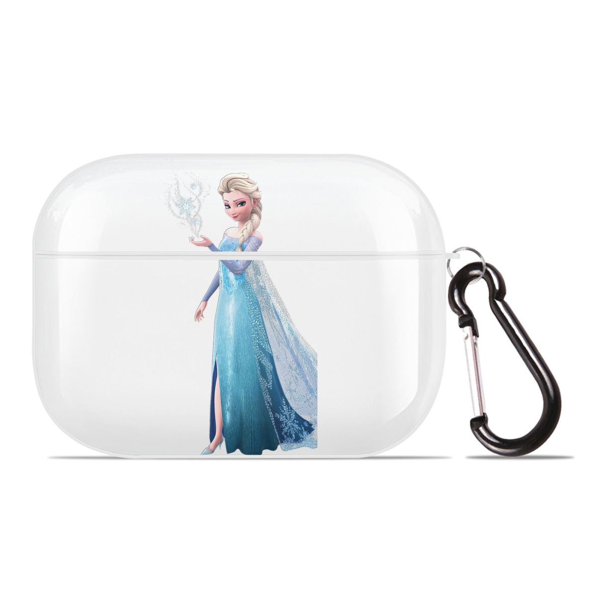 （画像用） アナと雪の女王 アンナ エルサ Frozen Anna Elsa 【AirPods Pro用】ハードシェル保護ケース 耐衝撃・防指紋・カラビナ付き商品仕様