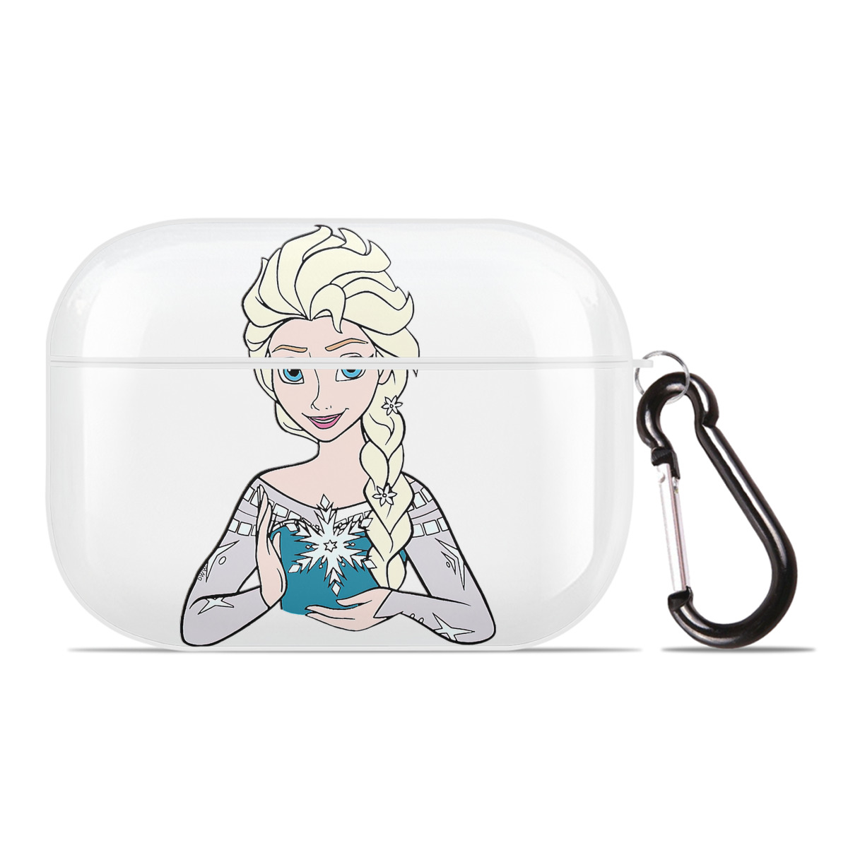 （画像用） アナと雪の女王 アンナ エルサ Frozen Anna Elsa 【AirPods Pro用】ハードシェル保護ケース 耐衝撃・防指紋・カラビナ付き商品仕様