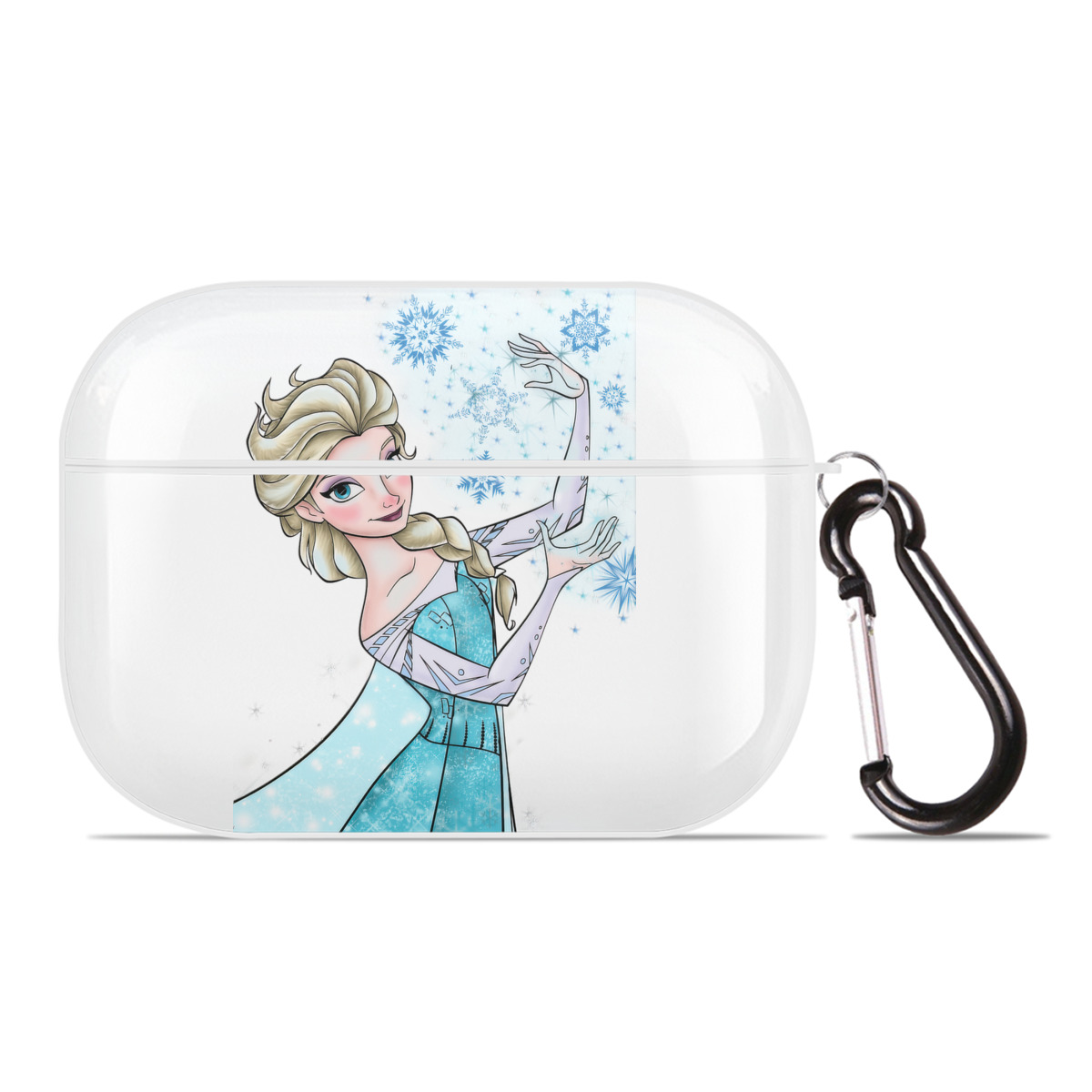 （画像用） アナと雪の女王 アンナ エルサ Frozen Anna Elsa 【AirPods Pro用】ハードシェル保護ケース 耐衝撃・防指紋・カラビナ付き商品仕様