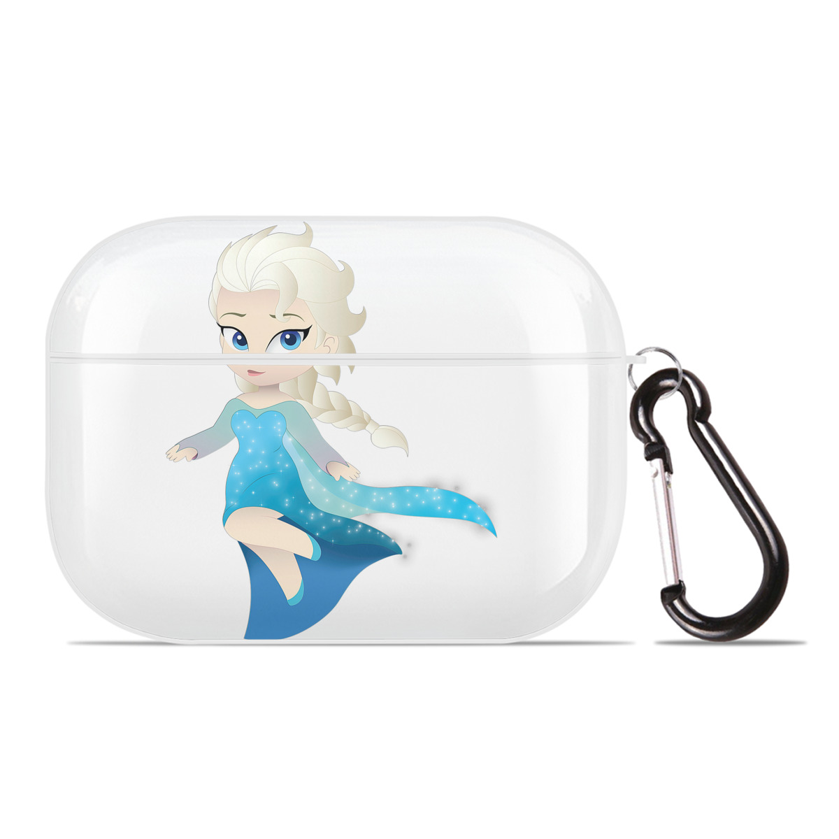 （画像用） アナと雪の女王 アンナ エルサ Frozen Anna Elsa 【AirPods Pro用】ハードシェル保護ケース 耐衝撃・防指紋・カラビナ付き商品仕様