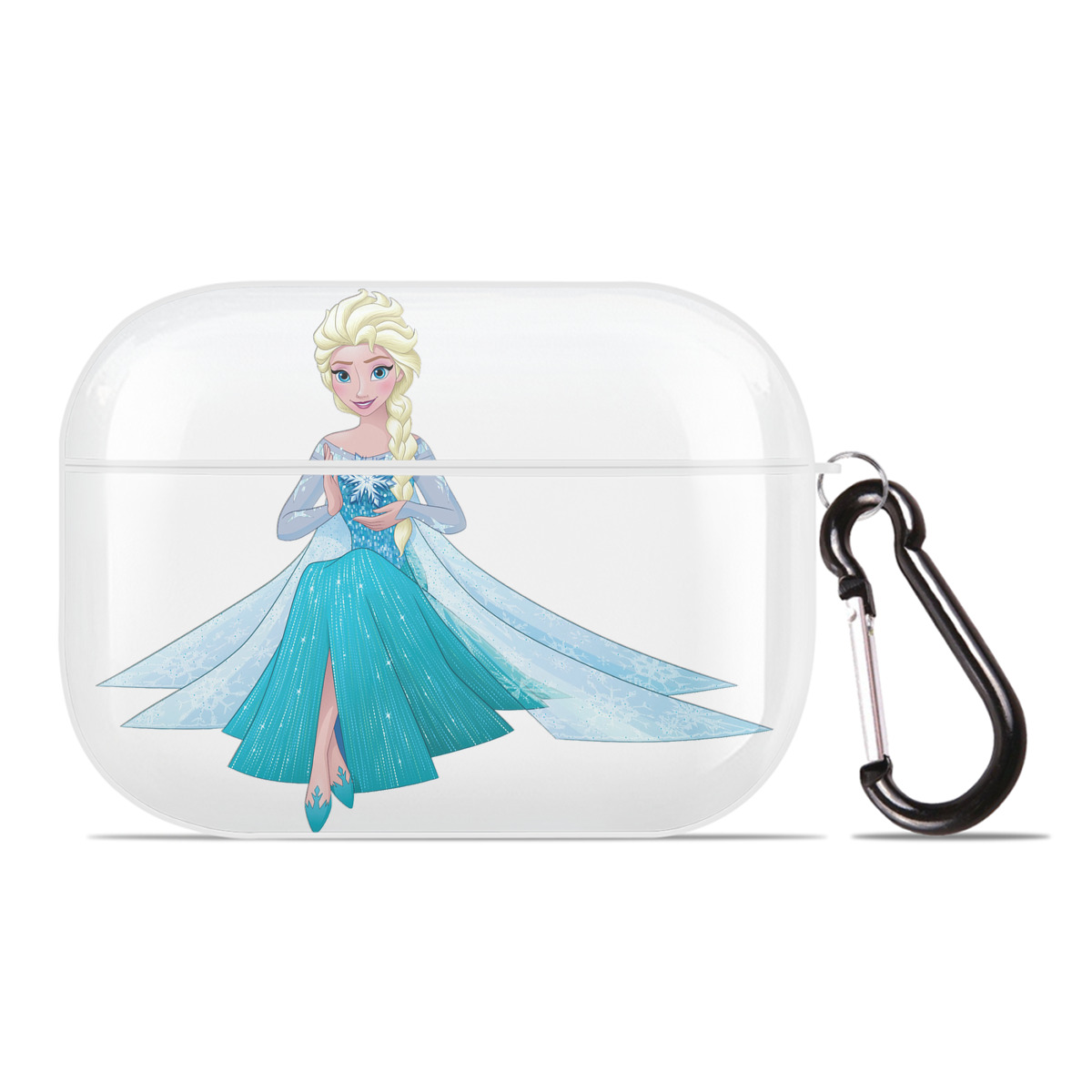 （画像用） アナと雪の女王 アンナ エルサ Frozen Anna Elsa 【AirPods Pro用】ハードシェル保護ケース 耐衝撃・防指紋・カラビナ付き商品仕様