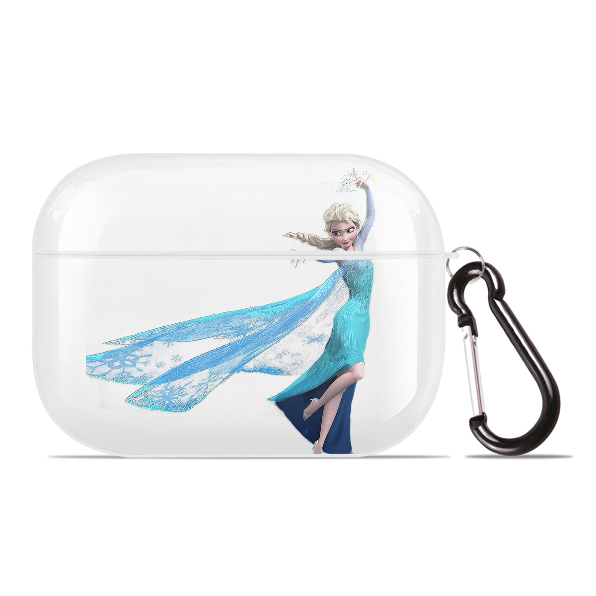 （画像用） アナと雪の女王 アンナ エルサ Frozen Anna Elsa 【AirPods Pro用】ハードシェル保護ケース 耐衝撃・防指紋・カラビナ付き商品仕様