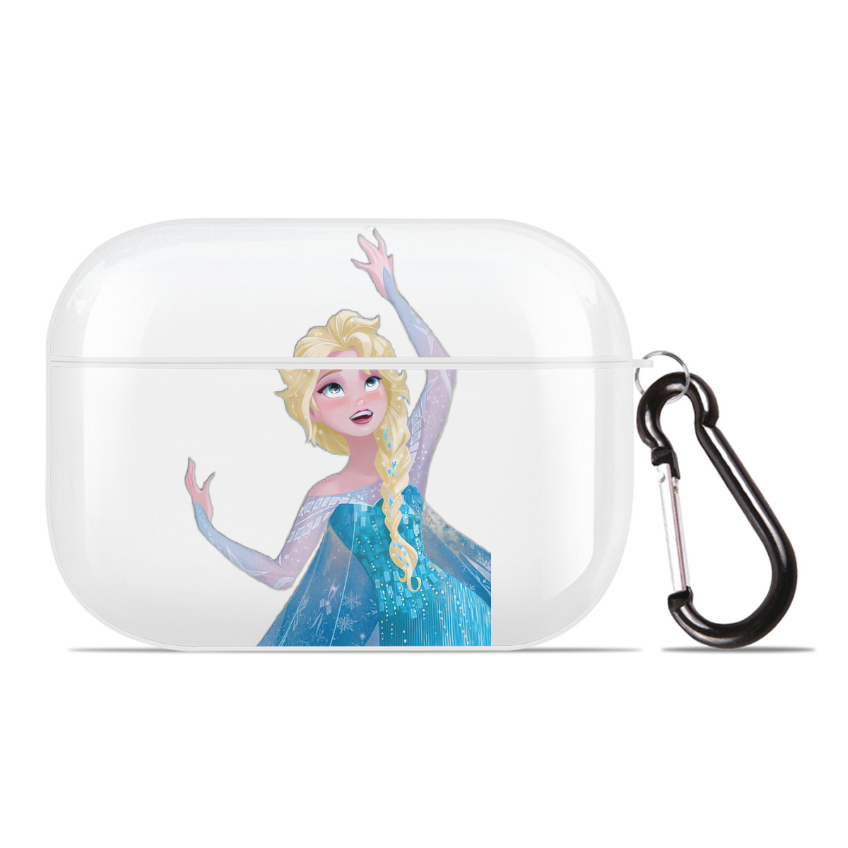 （画像用） アナと雪の女王 アンナ エルサ Frozen Anna Elsa 【AirPods Pro用】ハードシェル保護ケース 耐衝撃・防指紋・カラビナ付き商品仕様