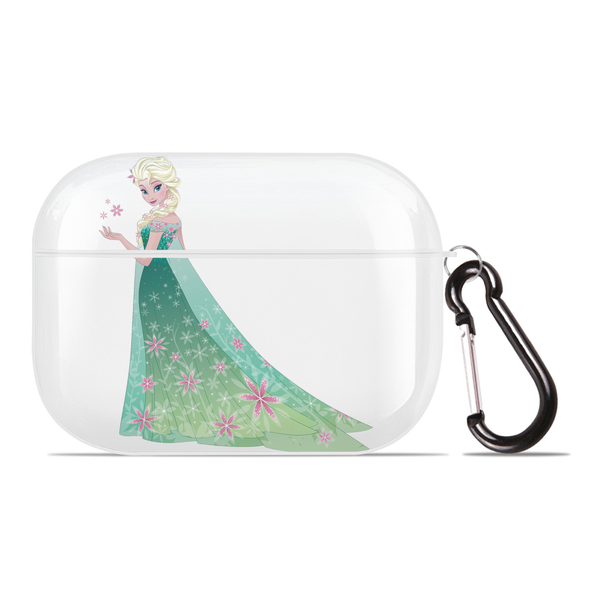 （画像用） アナと雪の女王 アンナ エルサ Frozen Anna Elsa 【AirPods Pro用】ハードシェル保護ケース 耐衝撃・防指紋・カラビナ付き商品仕様