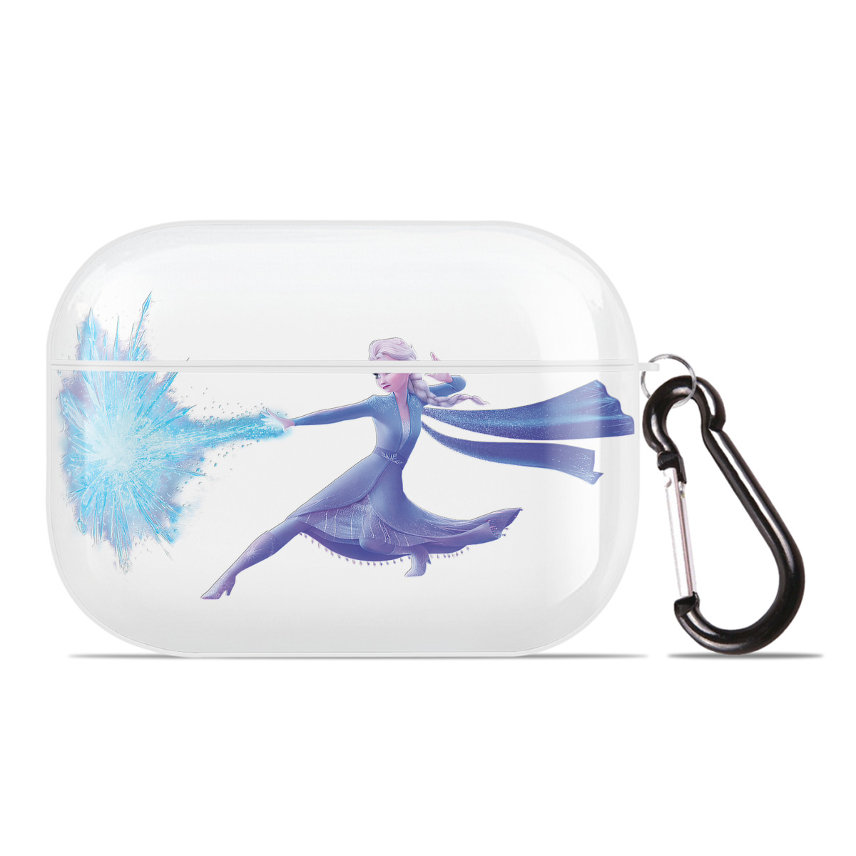 （画像用） アナと雪の女王 アンナ エルサ Frozen Anna Elsa 【AirPods Pro用】ハードシェル保護ケース 耐衝撃・防指紋・カラビナ付き商品仕様