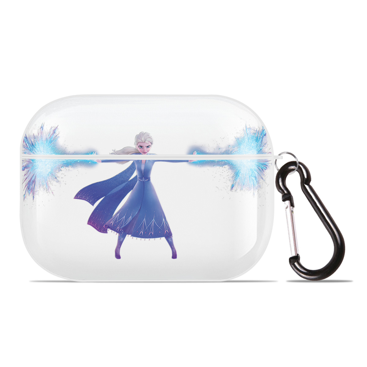 （画像用） アナと雪の女王 アンナ エルサ Frozen Anna Elsa 【AirPods Pro用】ハードシェル保護ケース 耐衝撃・防指紋・カラビナ付き商品仕様