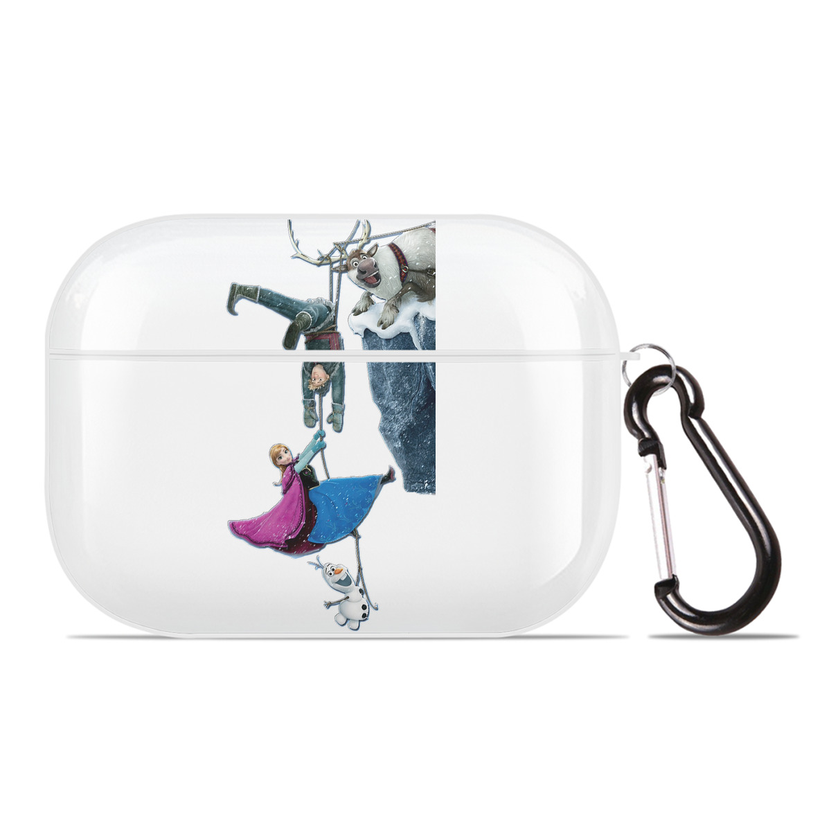 （画像用） アナと雪の女王 アンナ エルサ Frozen Anna Elsa 【AirPods Pro用】ハードシェル保護ケース 耐衝撃・防指紋・カラビナ付き商品仕様