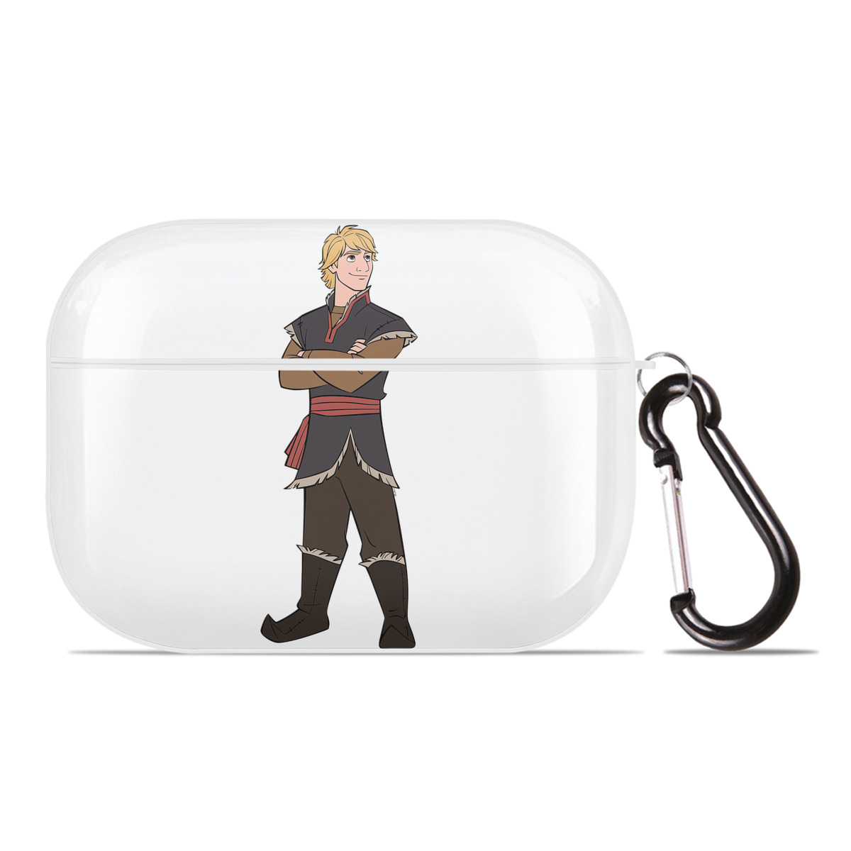 （画像用） アナと雪の女王 アンナ エルサ Frozen Anna Elsa 【AirPods Pro用】ハードシェル保護ケース 耐衝撃・防指紋・カラビナ付き商品仕様