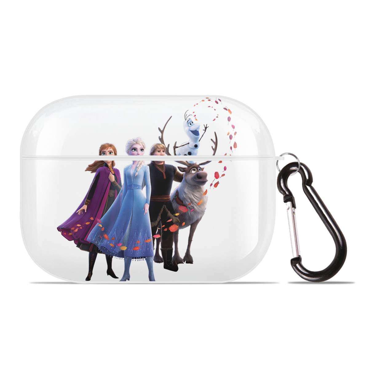 （画像用） アナと雪の女王 アンナ エルサ Frozen Anna Elsa 【AirPods Pro用】ハードシェル保護ケース 耐衝撃・防指紋・カラビナ付き商品仕様