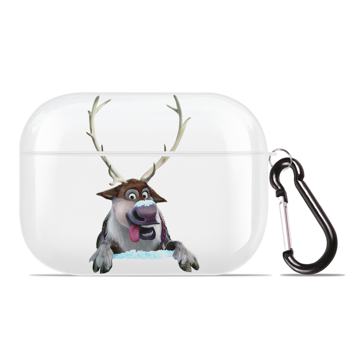 （画像用） アナと雪の女王 アンナ エルサ Frozen Anna Elsa 【AirPods Pro用】ハードシェル保護ケース 耐衝撃・防指紋・カラビナ付き商品仕様