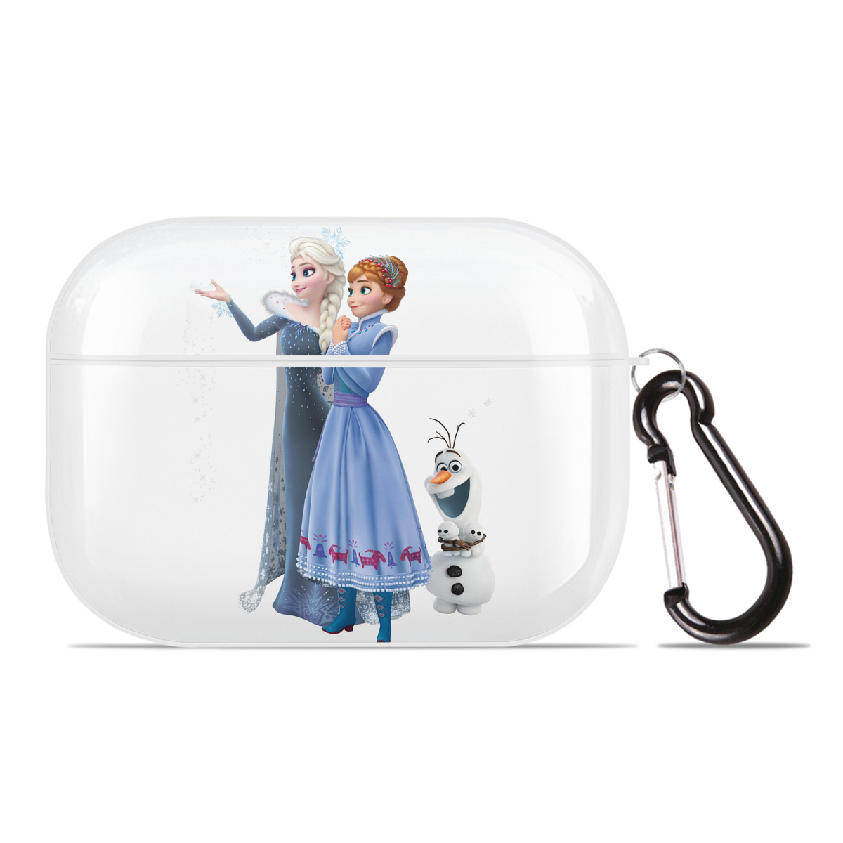 （画像用） アナと雪の女王 アンナ エルサ Frozen Anna Elsa 【AirPods Pro用】ハードシェル保護ケース 耐衝撃・防指紋・カラビナ付き商品仕様