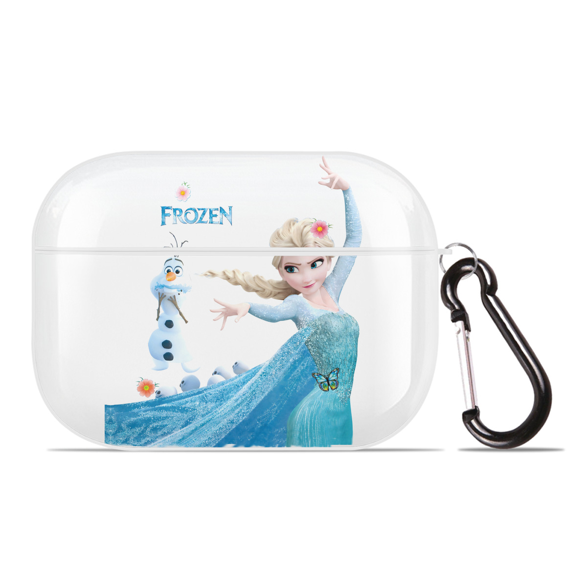 （画像用） アナと雪の女王 アンナ エルサ Frozen Anna Elsa 【AirPods Pro用】ハードシェル保護ケース 耐衝撃・防指紋・カラビナ付き商品仕様