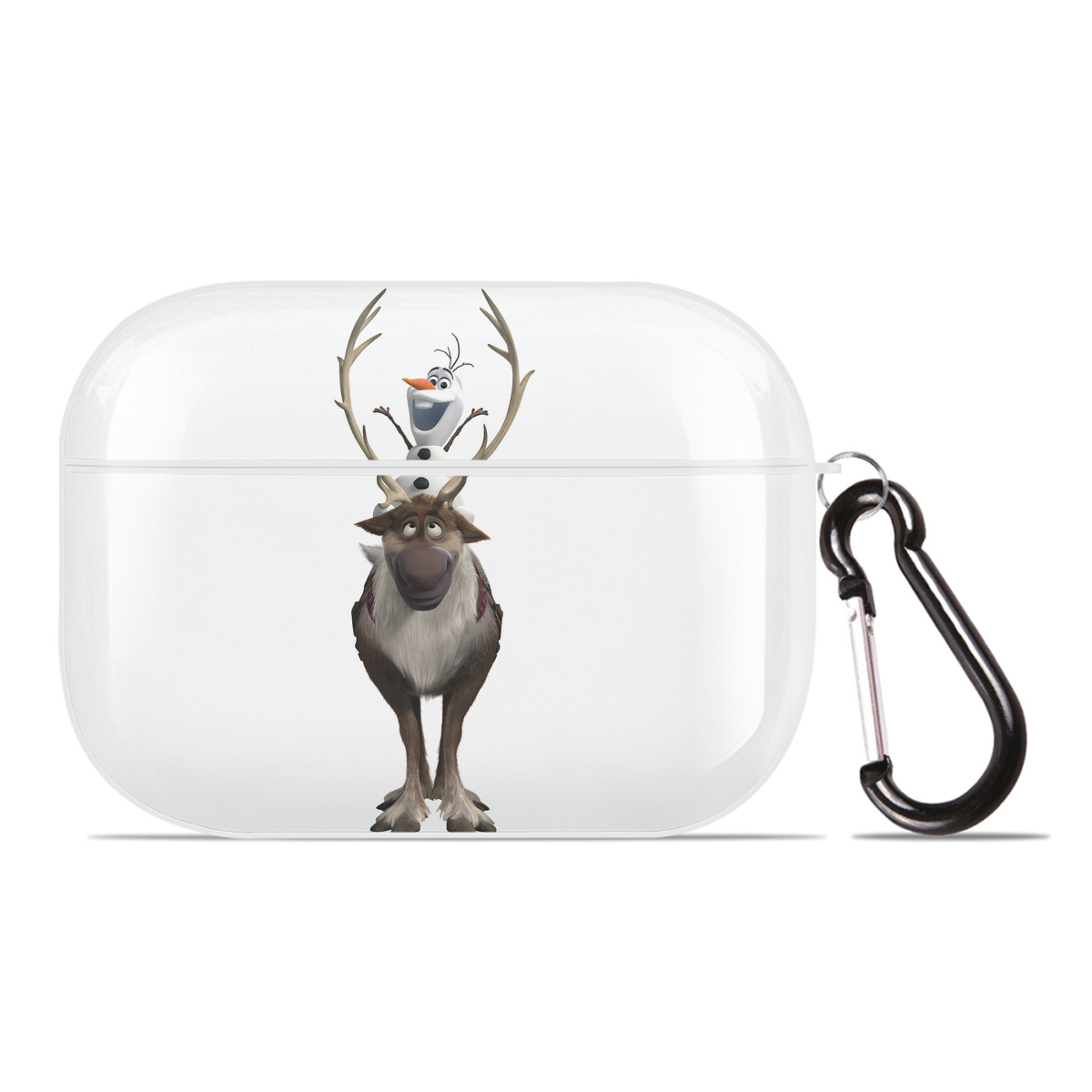 （画像用） アナと雪の女王 アンナ エルサ Frozen Anna Elsa 【AirPods Pro用】ハードシェル保護ケース 耐衝撃・防指紋・カラビナ付き商品仕様