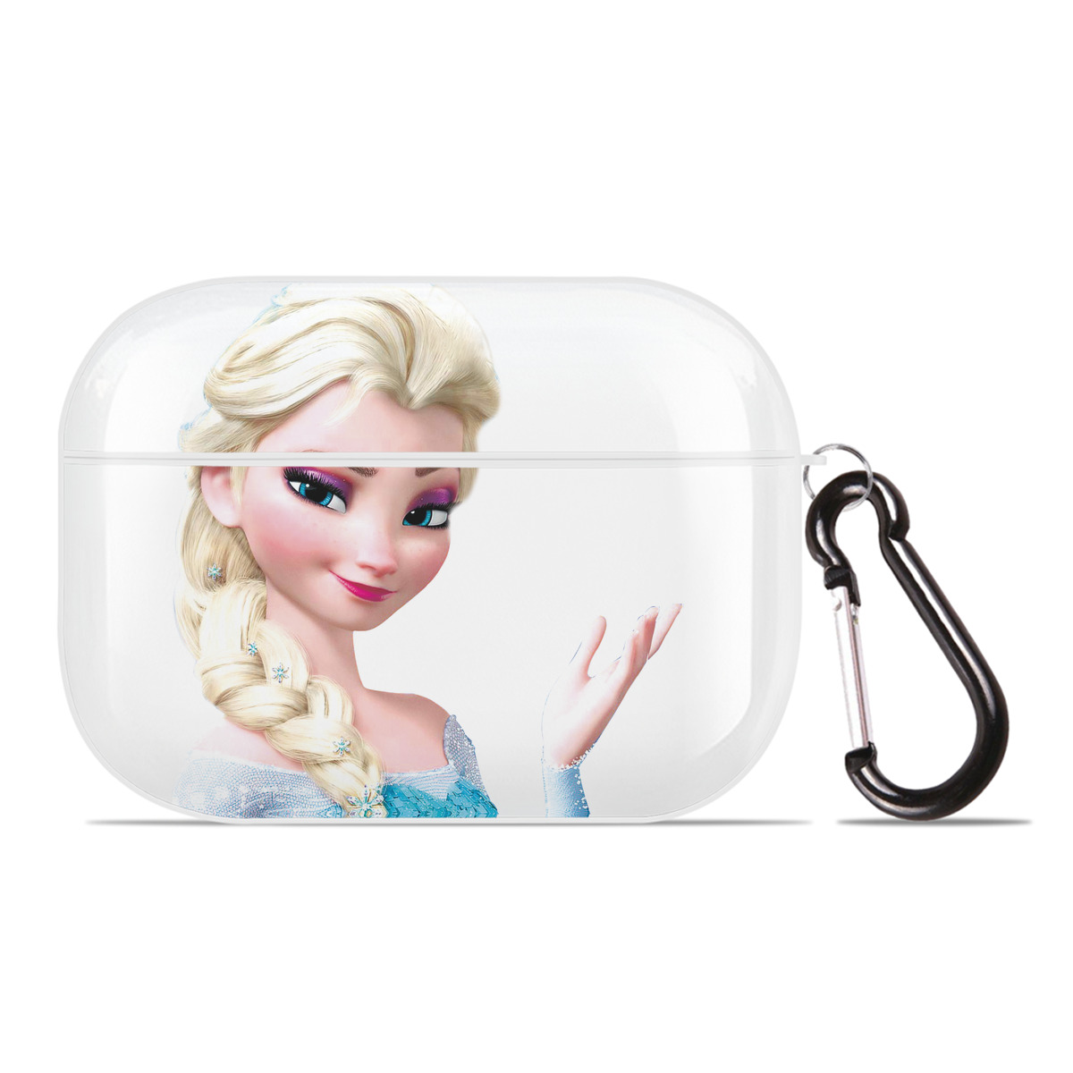 （画像用） アナと雪の女王 アンナ エルサ Frozen Anna Elsa 【AirPods Pro用】ハードシェル保護ケース 耐衝撃・防指紋・カラビナ付き商品仕様