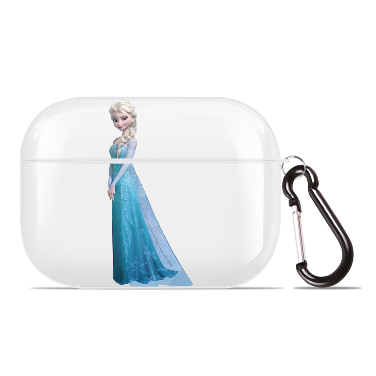 （画像用） アナと雪の女王 アンナ エルサ Frozen Anna Elsa 【AirPods Pro用】ハードシェル保護ケース 耐衝撃・防指紋・カラビナ付き商品仕様