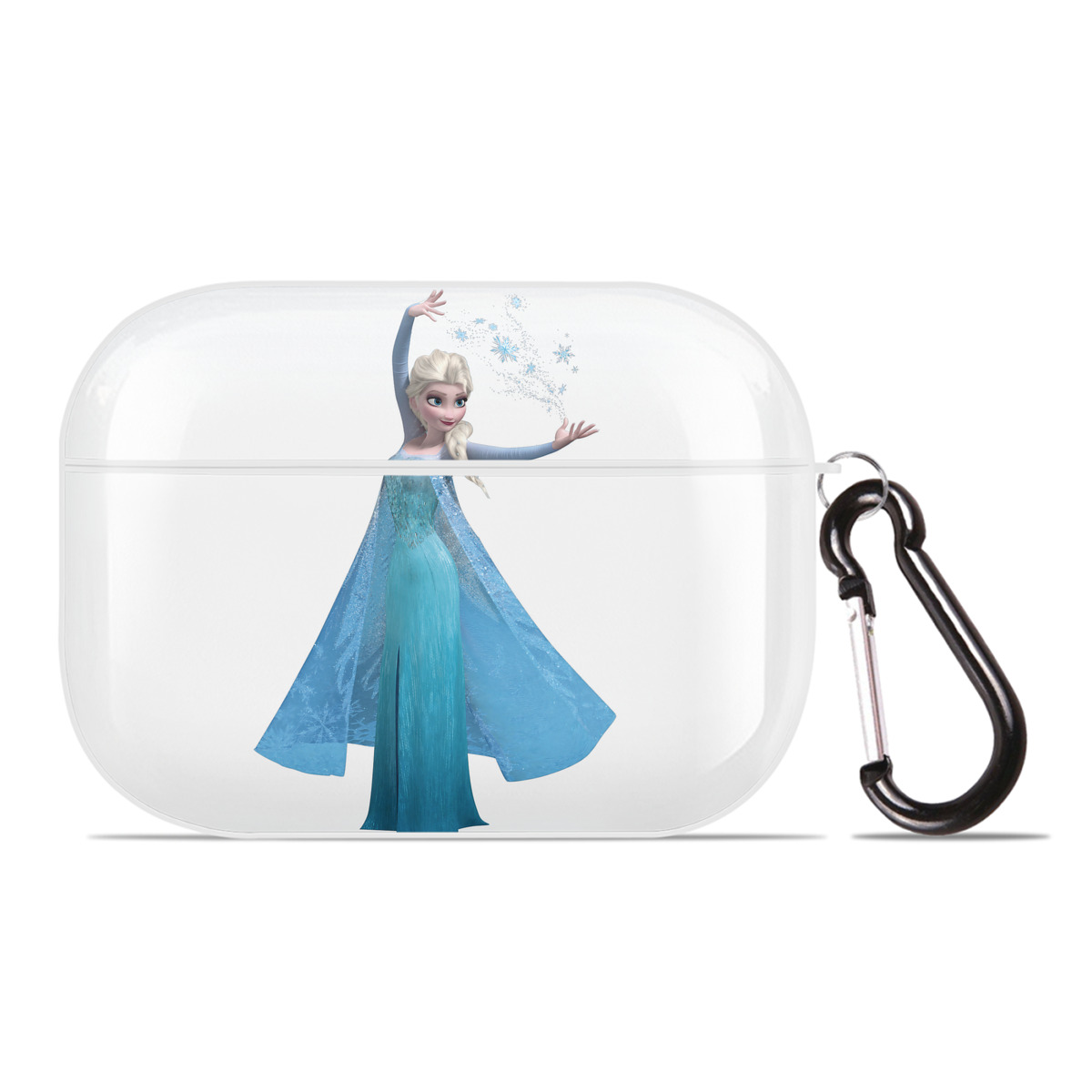 （画像用） アナと雪の女王 アンナ エルサ Frozen Anna Elsa 【AirPods Pro用】ハードシェル保護ケース 耐衝撃・防指紋・カラビナ付き商品仕様