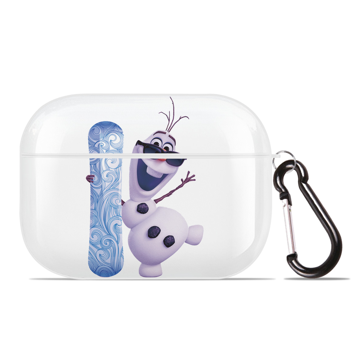 （画像用） アナと雪の女王 アンナ エルサ Frozen Anna Elsa 【AirPods Pro用】ハードシェル保護ケース 耐衝撃・防指紋・カラビナ付き商品仕様