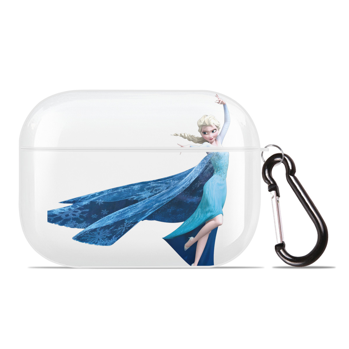（画像用） アナと雪の女王 アンナ エルサ Frozen Anna Elsa 【AirPods Pro用】ハードシェル保護ケース 耐衝撃・防指紋・カラビナ付き商品仕様