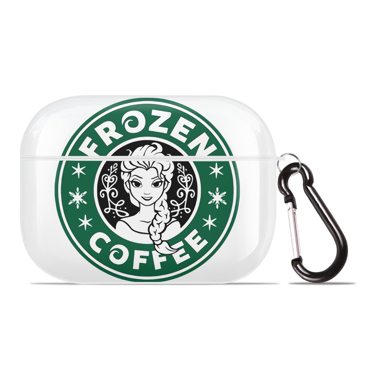（画像用） アナと雪の女王 アンナ エルサ Frozen Anna Elsa 【AirPods Pro用】ハードシェル保護ケース 耐衝撃・防指紋・カラビナ付き商品仕様