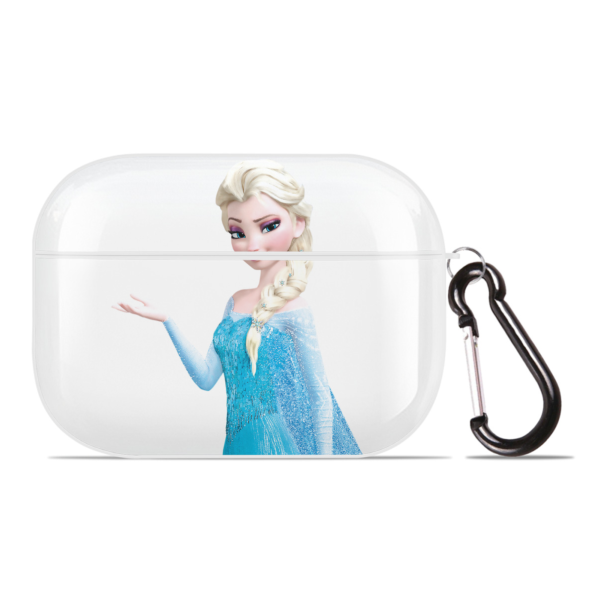 （画像用） アナと雪の女王 アンナ エルサ Frozen Anna Elsa 【AirPods Pro用】ハードシェル保護ケース 耐衝撃・防指紋・カラビナ付き商品仕様