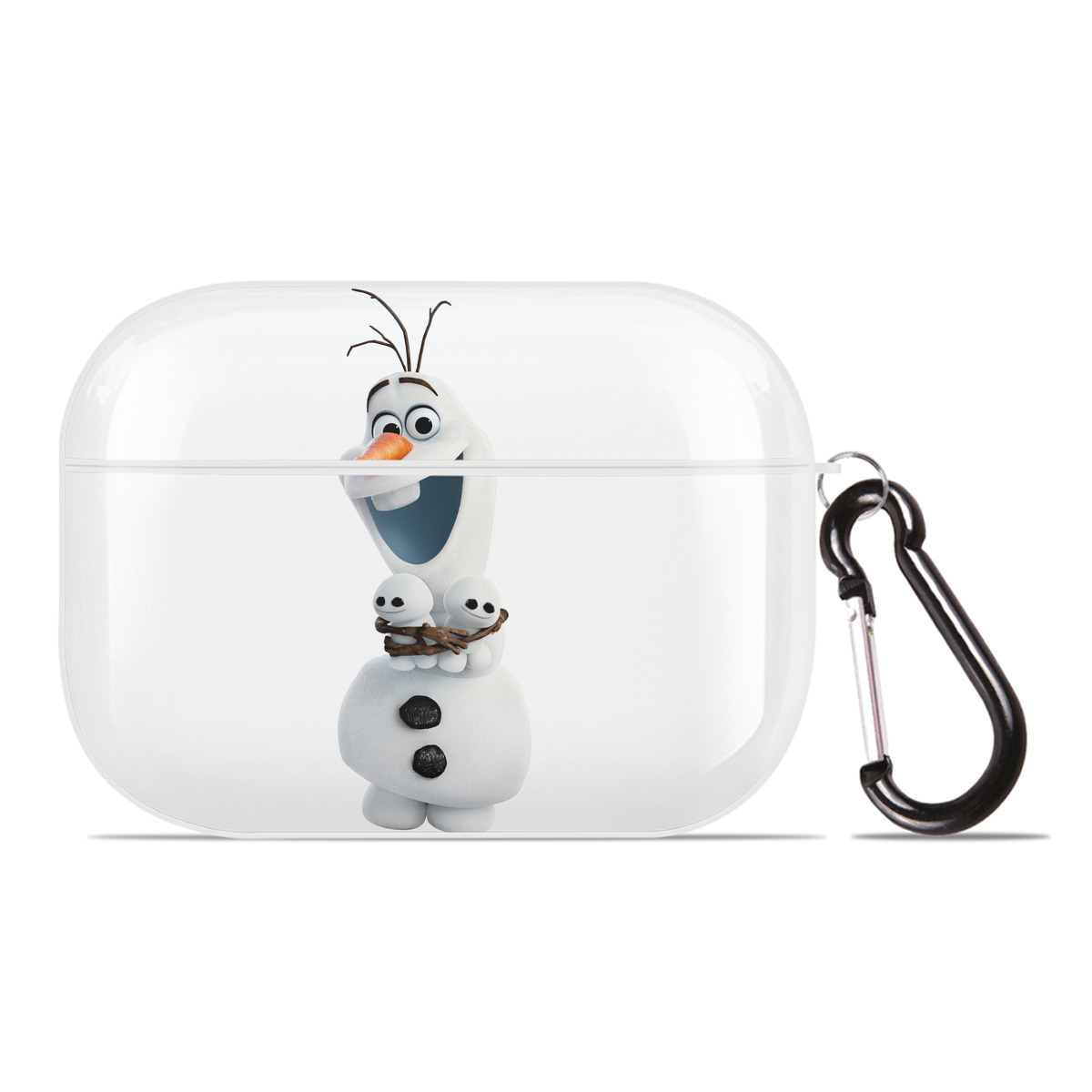 （画像用） アナと雪の女王 アンナ エルサ Frozen Anna Elsa 【AirPods Pro用】ハードシェル保護ケース 耐衝撃・防指紋・カラビナ付き商品仕様