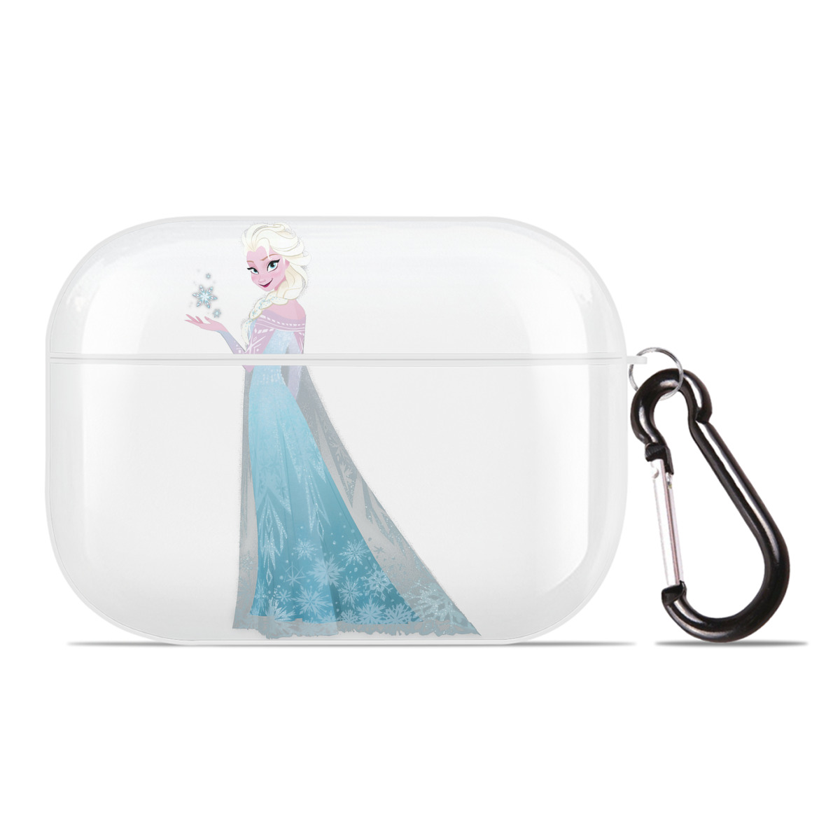 （画像用） アナと雪の女王 アンナ エルサ Frozen Anna Elsa 【AirPods Pro用】ハードシェル保護ケース 耐衝撃・防指紋・カラビナ付き商品仕様