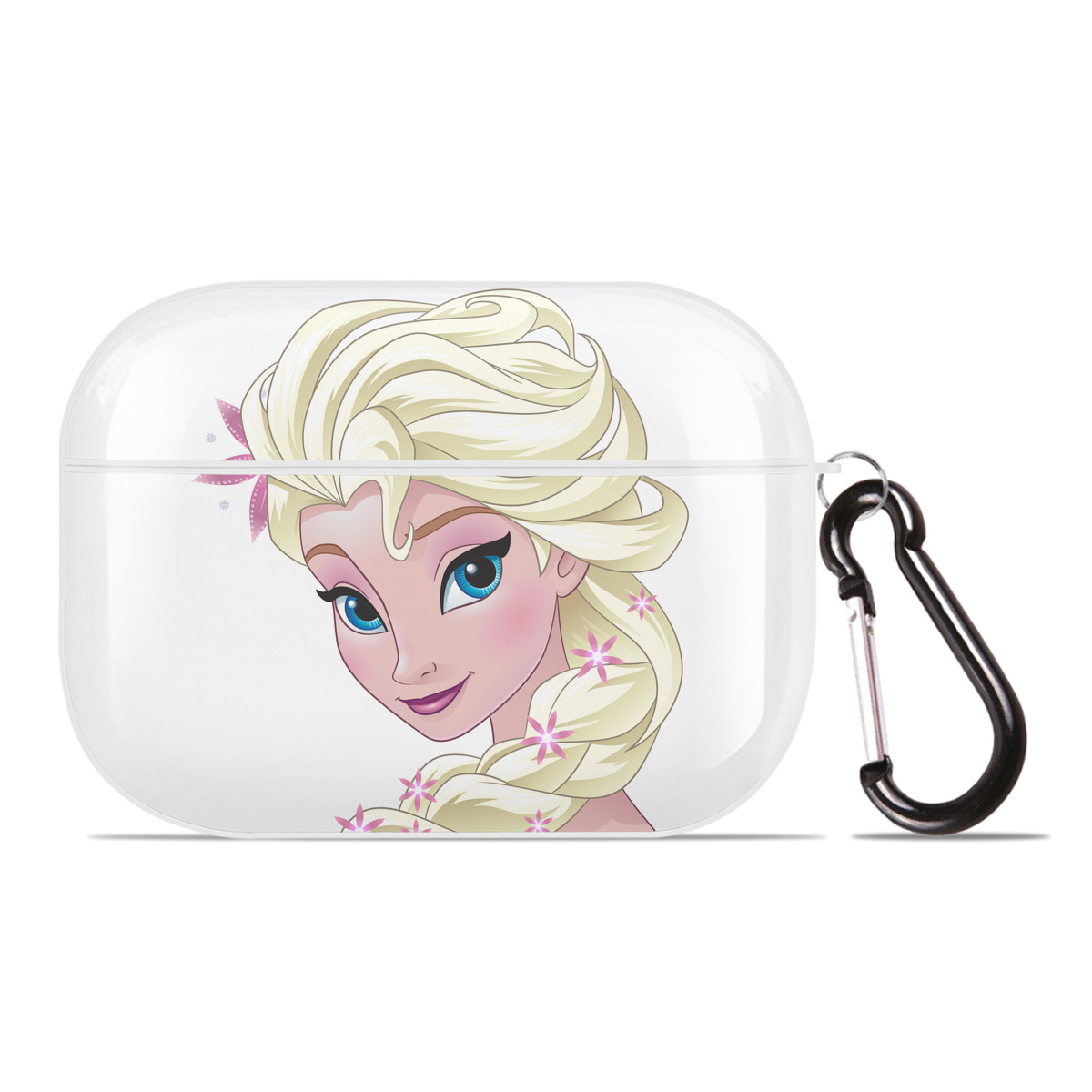 （画像用） アナと雪の女王 アンナ エルサ Frozen Anna Elsa 【AirPods Pro用】ハードシェル保護ケース 耐衝撃・防指紋・カラビナ付き商品仕様