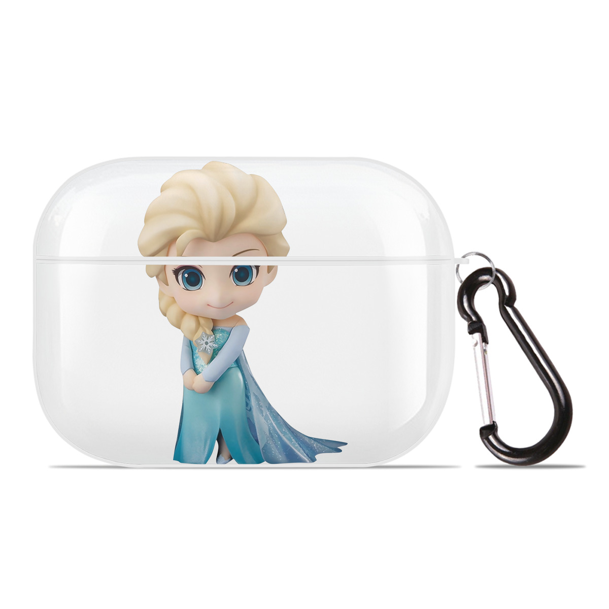 （画像用） アナと雪の女王 アンナ エルサ Frozen Anna Elsa 【AirPods Pro用】ハードシェル保護ケース 耐衝撃・防指紋・カラビナ付き商品仕様