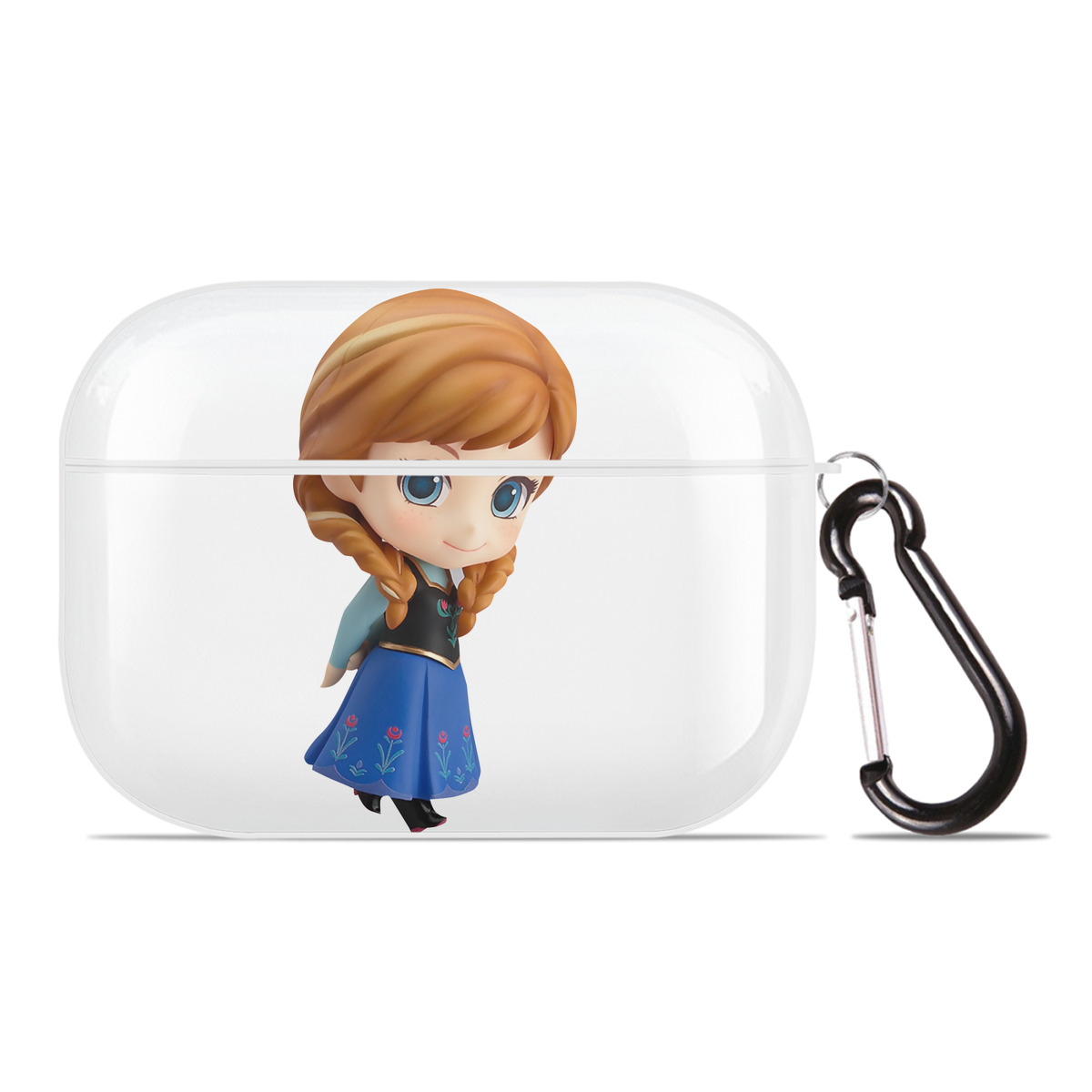 （画像用） アナと雪の女王 アンナ エルサ Frozen Anna Elsa 【AirPods Pro用】ハードシェル保護ケース 耐衝撃・防指紋・カラビナ付き商品仕様