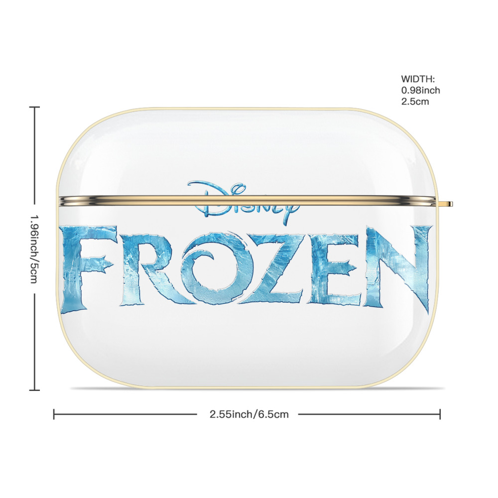 アナと雪の女王 アンナ エルサ Frozen Anna Elsa 【AirPods Pro用】ハードシェル保護ケース｜耐衝撃・防指紋・カラビナ付き商品仕様