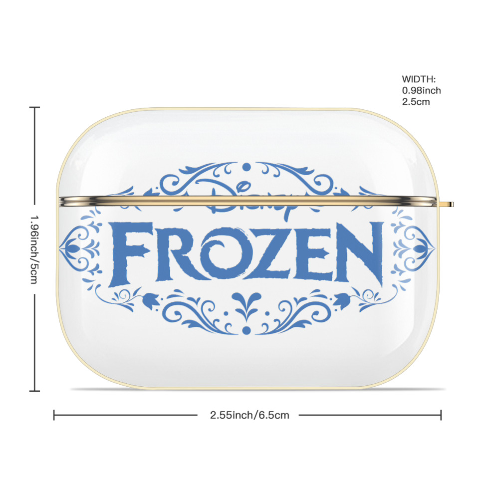 アナと雪の女王 アンナ エルサ Frozen Anna Elsa 【AirPods Pro用】ハードシェル保護ケース｜耐衝撃・防指紋・カラビナ付き商品仕様