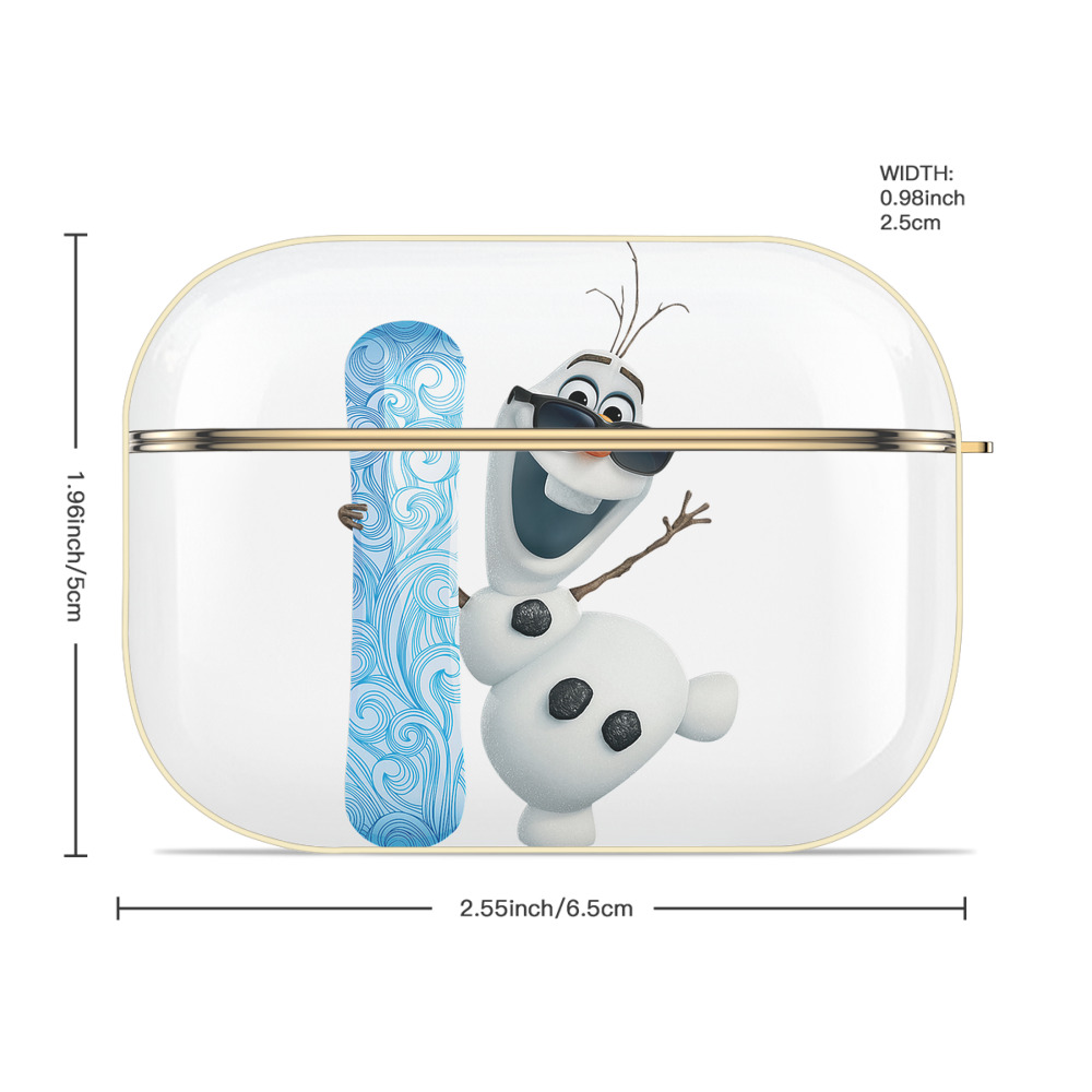 アナと雪の女王 アンナ エルサ Frozen Anna Elsa 【AirPods Pro用】ハードシェル保護ケース｜耐衝撃・防指紋・カラビナ付き商品仕様