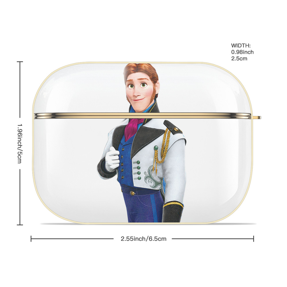 アナと雪の女王 アンナ エルサ Frozen Anna Elsa 【AirPods Pro用】ハードシェル保護ケース｜耐衝撃・防指紋・カラビナ付き商品仕様
