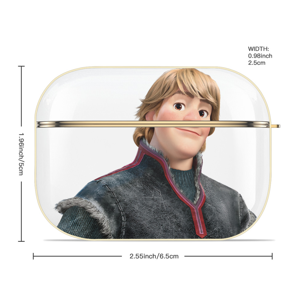 アナと雪の女王 アンナ エルサ Frozen Anna Elsa 【AirPods Pro用】ハードシェル保護ケース｜耐衝撃・防指紋・カラビナ付き商品仕様