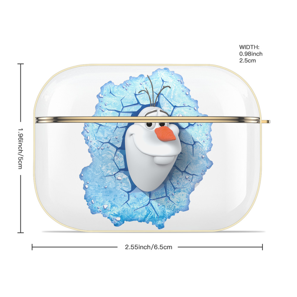 アナと雪の女王 アンナ エルサ Frozen Anna Elsa 【AirPods Pro用】ハードシェル保護ケース｜耐衝撃・防指紋・カラビナ付き商品仕様