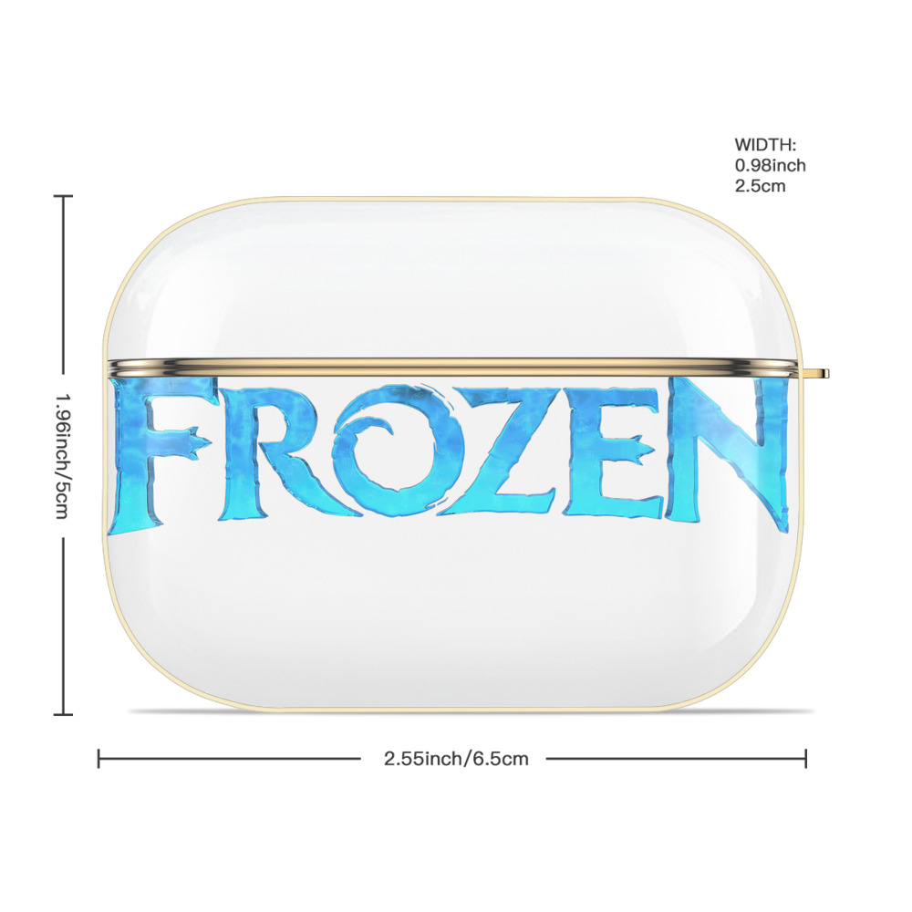 アナと雪の女王 アンナ エルサ Frozen Anna Elsa 【AirPods Pro用】ハードシェル保護ケース｜耐衝撃・防指紋・カラビナ付き商品仕様