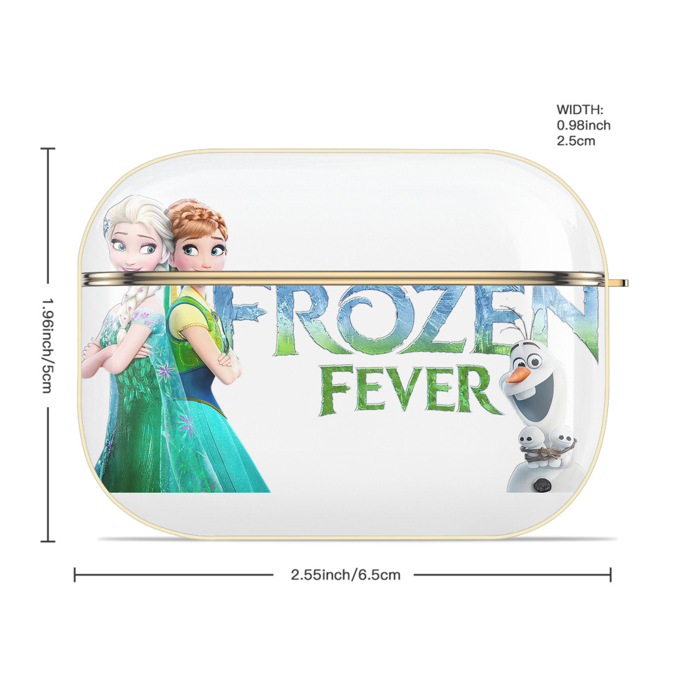 アナと雪の女王 アンナ エルサ Frozen Anna Elsa 【AirPods Pro用】ハードシェル保護ケース｜耐衝撃・防指紋・カラビナ付き商品仕様
