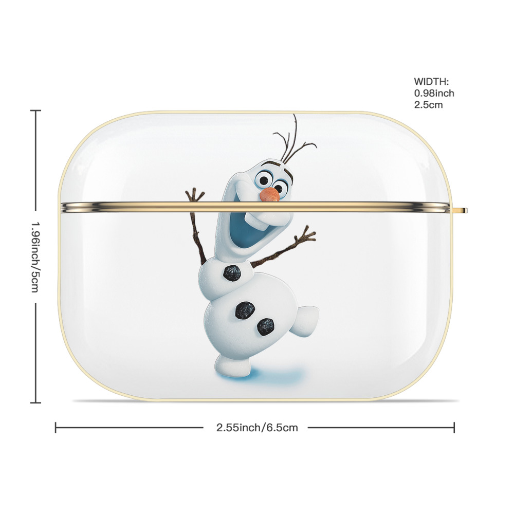 アナと雪の女王 アンナ エルサ Frozen Anna Elsa 【AirPods Pro用】ハードシェル保護ケース｜耐衝撃・防指紋・カラビナ付き商品仕様