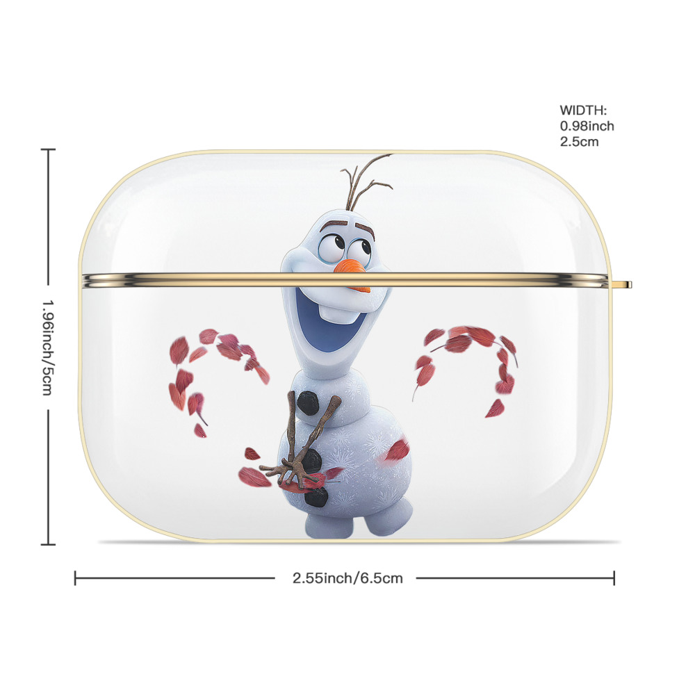 アナと雪の女王 アンナ エルサ Frozen Anna Elsa 【AirPods Pro用】ハードシェル保護ケース｜耐衝撃・防指紋・カラビナ付き商品仕様