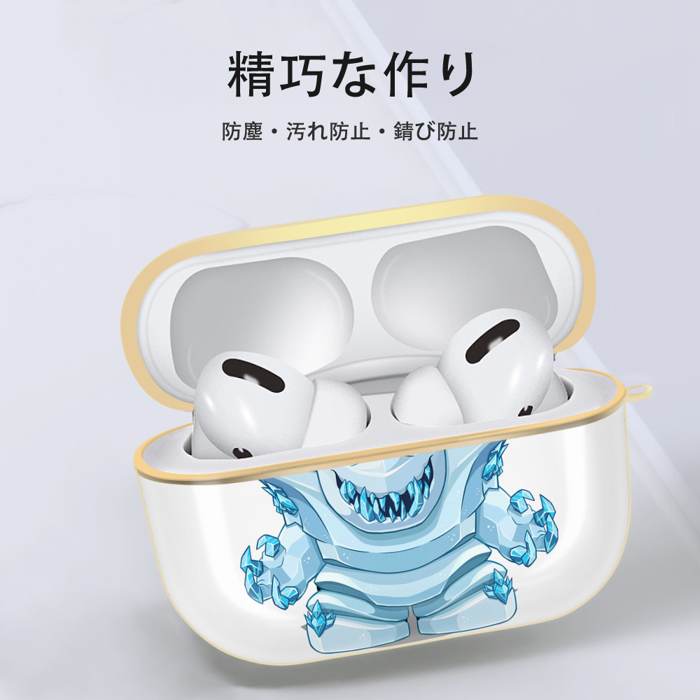 アナと雪の女王 アンナ エルサ Frozen Anna Elsa 【AirPods Pro用】ハードシェル保護ケース｜耐衝撃・防指紋・カラビナ付き商品仕様