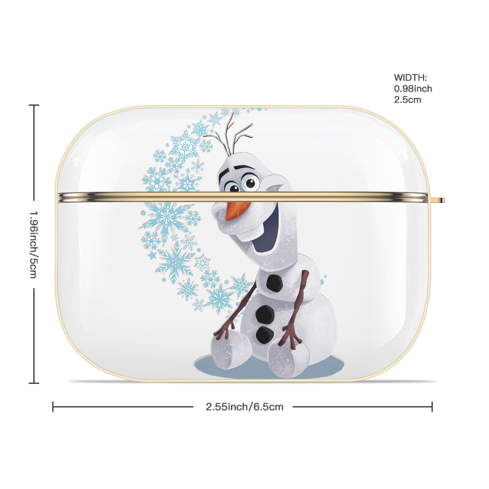アナと雪の女王 アンナ エルサ Frozen Anna Elsa 【AirPods Pro用】ハードシェル保護ケース｜耐衝撃・防指紋・カラビナ付き商品仕様