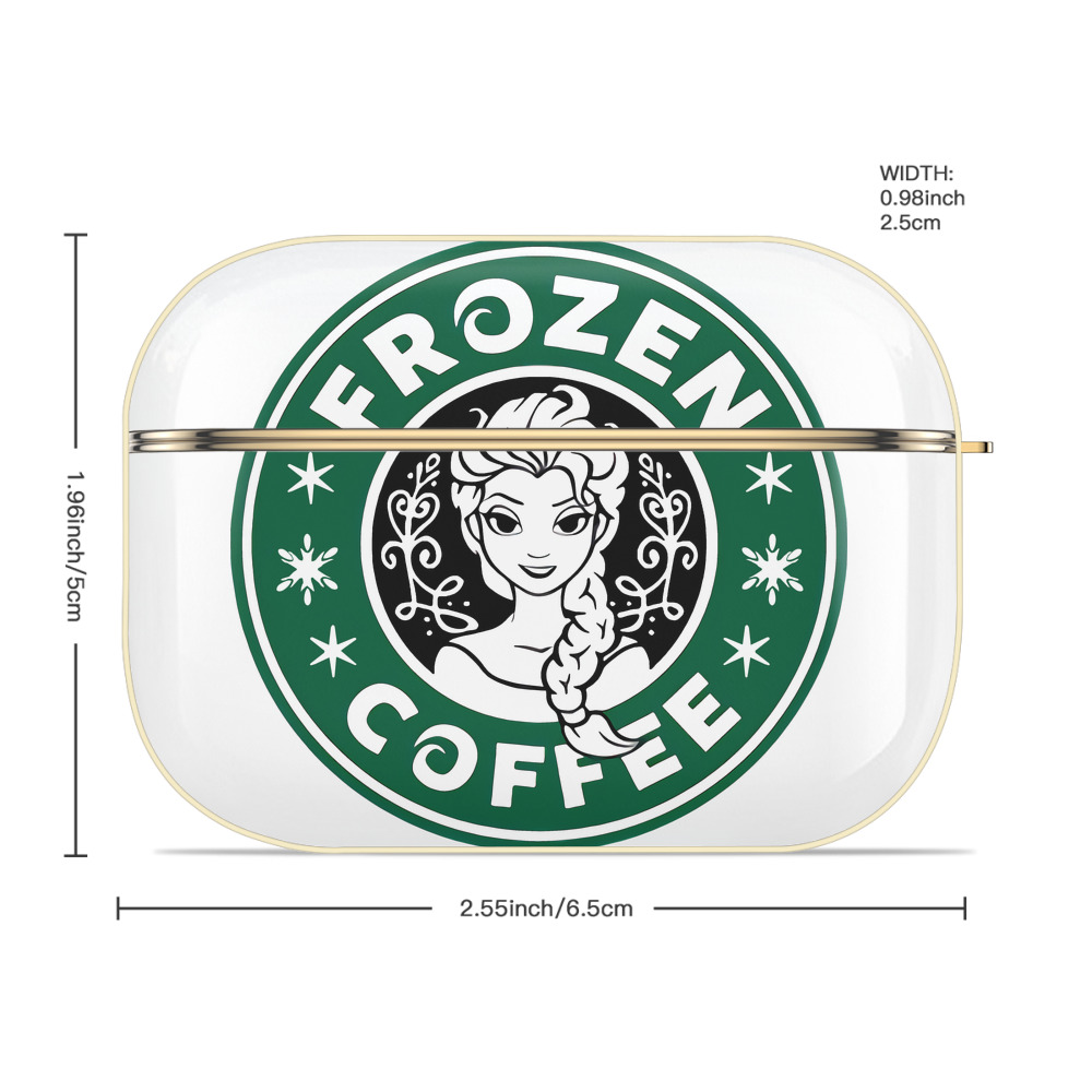 アナと雪の女王 アンナ エルサ Frozen Anna Elsa 【AirPods Pro用】ハードシェル保護ケース｜耐衝撃・防指紋・カラビナ付き商品仕様