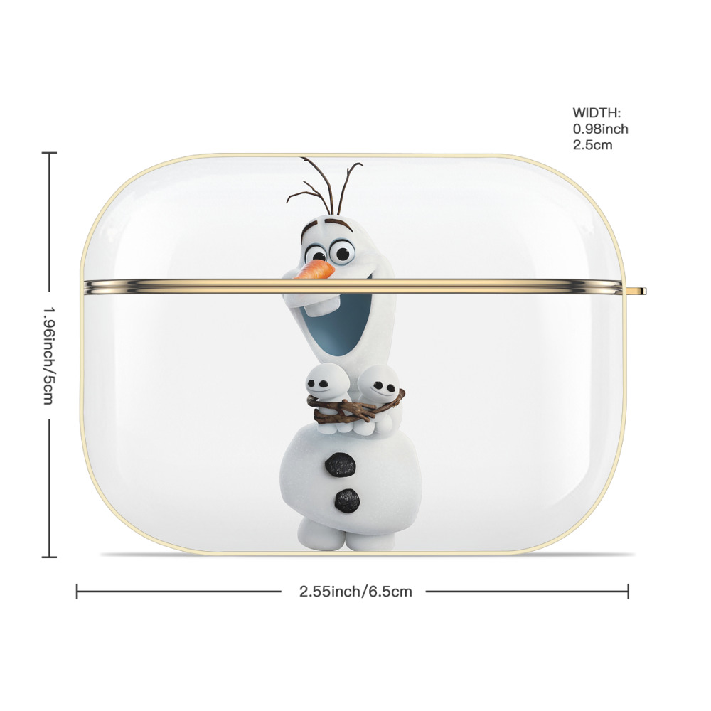 アナと雪の女王 アンナ エルサ Frozen Anna Elsa 【AirPods Pro用】ハードシェル保護ケース｜耐衝撃・防指紋・カラビナ付き商品仕様