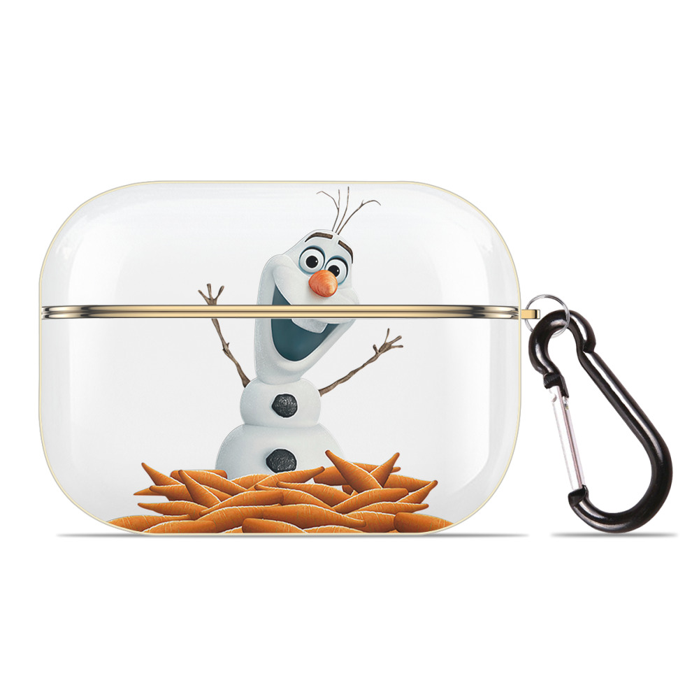 （画像用） アナと雪の女王 アンナ エルサ Frozen Anna Elsa 【AirPods Pro用】ハードシェル保護ケース｜耐衝撃・防指紋・カラビナ付き商品仕様