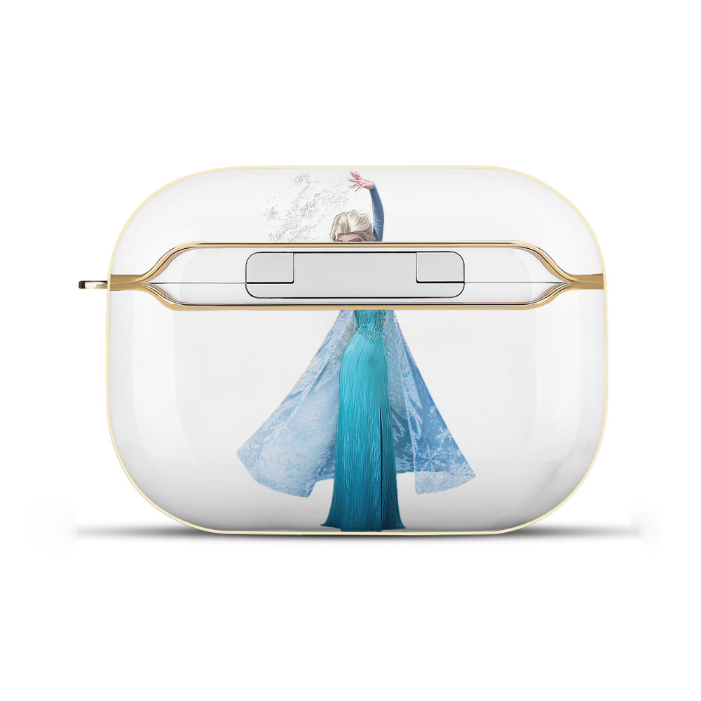 （画像用） アナと雪の女王 アンナ エルサ Frozen Anna Elsa 【AirPods Pro用】ハードシェル保護ケース｜耐衝撃・防指紋・カラビナ付き商品仕様