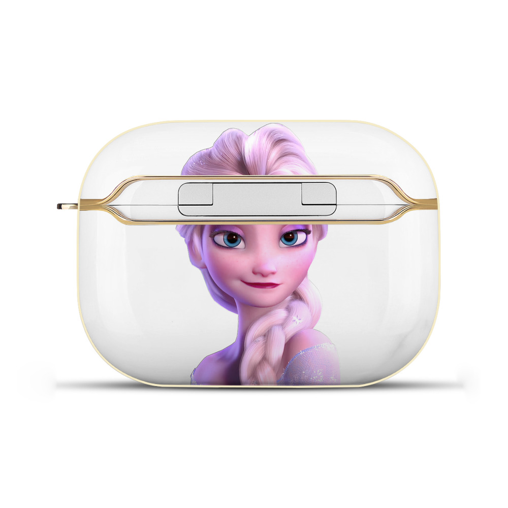 （画像用） アナと雪の女王 アンナ エルサ Frozen Anna Elsa 【AirPods Pro用】ハードシェル保護ケース｜耐衝撃・防指紋・カラビナ付き商品仕様